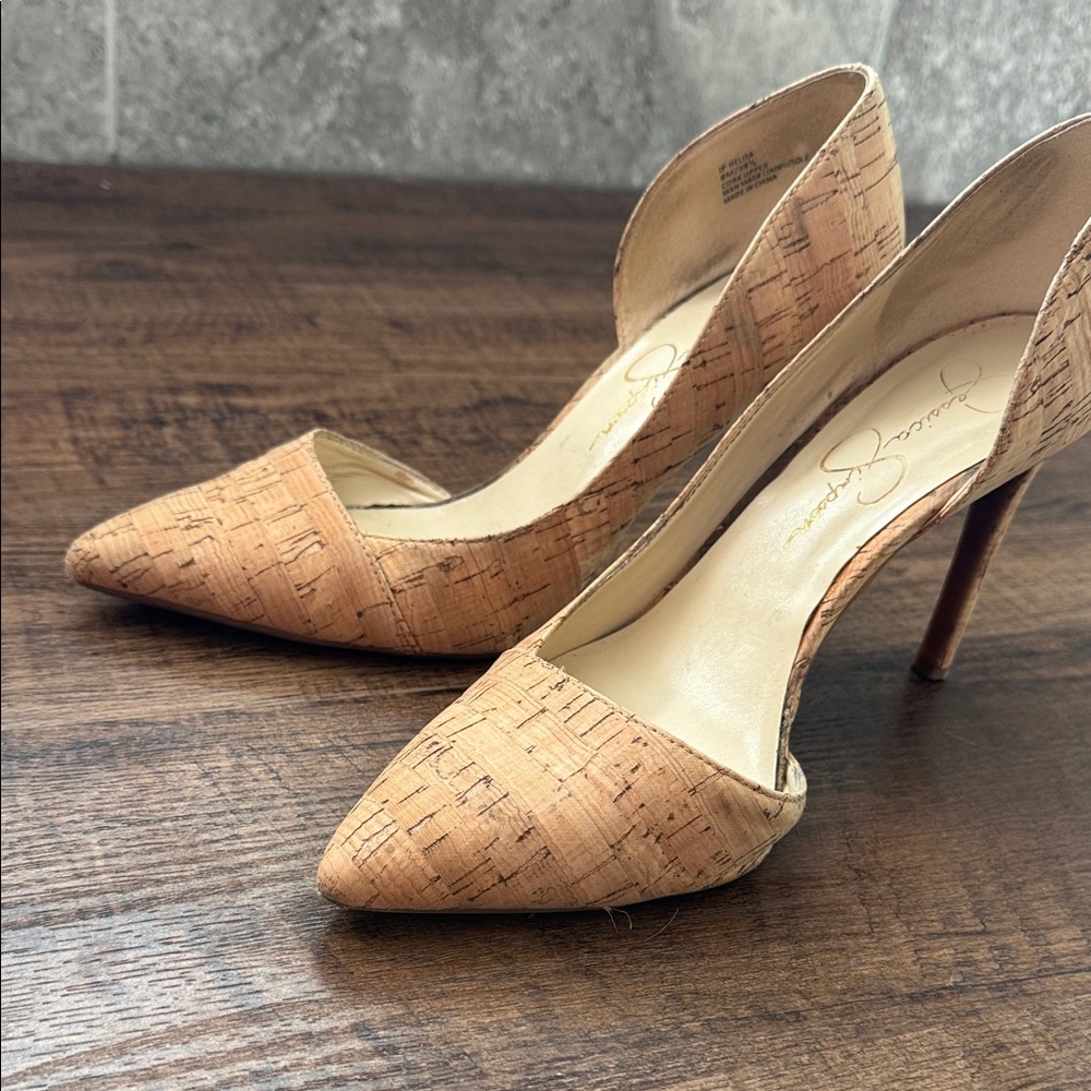 Jessica Simpson cork pump